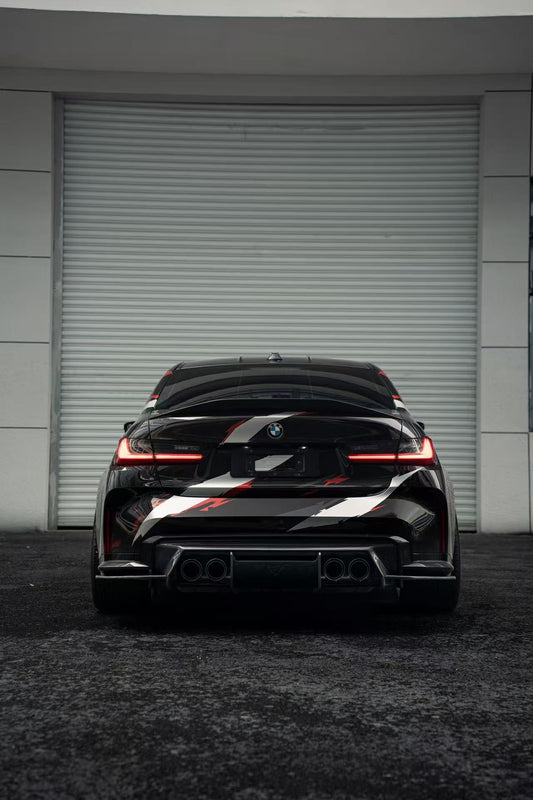 Future Design FD V2 Carbon Fiber REAR DIFFUSER for M3 G80 & M4 G82 G83 2021-ON - Performance SpeedShop