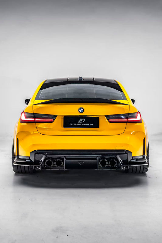 Future Design FD V2 Carbon Fiber REAR DIFFUSER for M3 G80 & M4 G82 G83 2021-ON - Performance SpeedShop