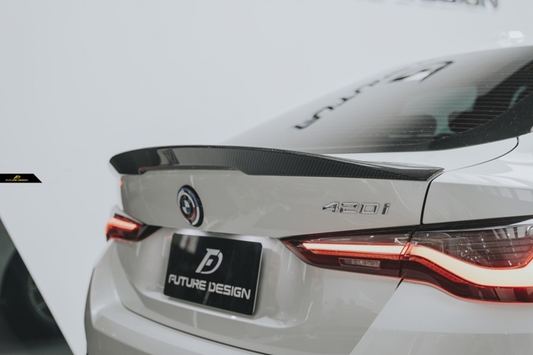 Future Design FD V2 Carbon Fiber REAR SPOILER for BMW I4 G26 & 4 Series G26 Gran coupe 2022-ON
