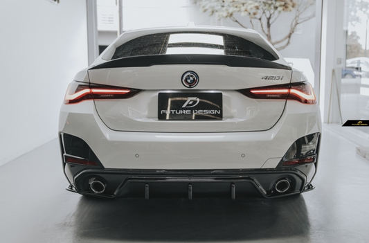 Future Design FD V2 Carbon Fiber REAR SPOILER for BMW I4 G26 & 4 Series G26 Gran coupe 2022-ON - Performance SpeedShop