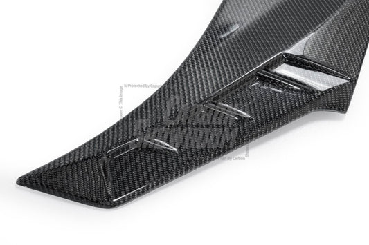 BMW X6 M60I M50I xDrive40i G06 (Fits Pre-LCI& LCI) 2020 2021 2022 2023 2024 with Aftermarket Parts - Front Fender Trim Overlay Carbon Fiber / FRP from Future Design