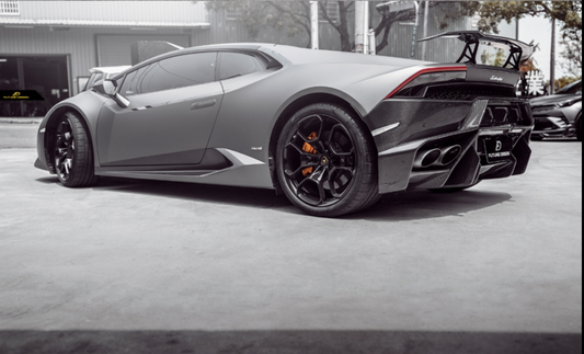 Aero Republic V Style Carbon Fiber Rear Bumper & Diffuser For Lamborghini Huracan LP580 LP610