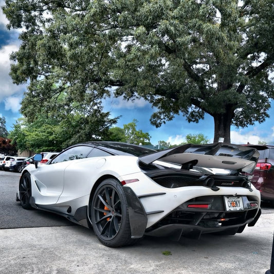 Future Design Carbon McLaren 720S Carbon Fiber Rear Spoiler Ver.1 - Performance SpeedShop