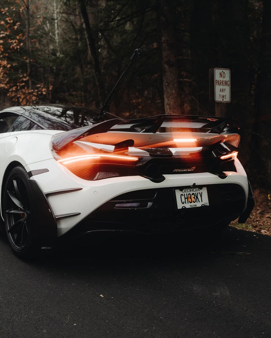 Future Design Carbon McLaren 720S Carbon Fiber Rear Spoiler Ver.1 - Performance SpeedShop