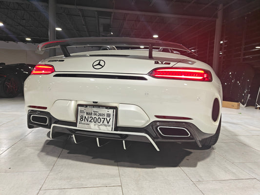 Future Design RT STYLE Carbon Fiber REAR DIFFUSER For Mercedes benz AMG GT GTS GTC C190 2015-ON - Performance SpeedShop