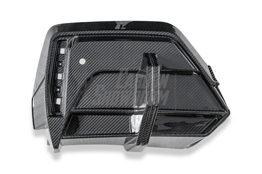 BMW X2 IX2 sDrive28i xDrive28i U10 (with M-Sport bumper) 2024-ON with Aftermarket Parts - Rear Diffuser Dry Pre-preg Carbon Fiber / FRP from Future Design