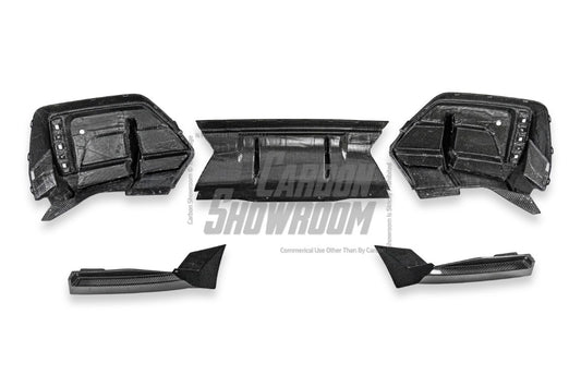 BMW X2 IX2 sDrive28i xDrive28i U10 (with M-Sport bumper) 2024-ON with Aftermarket Parts - Rear Diffuser Dry Pre-preg Carbon Fiber / FRP from Future Design