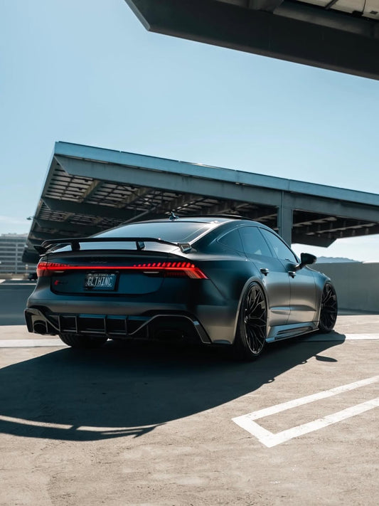 Audi RS7 C7 2014 2015 2016 2017 2018 with Aftermarket Parts - Rear Wing Spoiler Carbon Fiber / FRP from Future Design