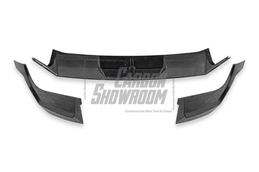 BMW X2 IX2 M35i sDrive28i xDrive28i U10 (with M-Sport bumper) 2024-ON with Aftermarket Parts - V2 Front Lip Pre-preg Carbon Fiber / FRP from Future Design