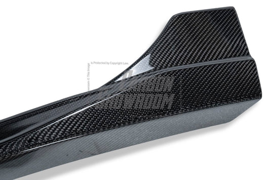 Future Design FD Carbon Fiber FRONT LIP SPLITTER for Volkswagen Golf GTI MK8 - Performance SpeedShop