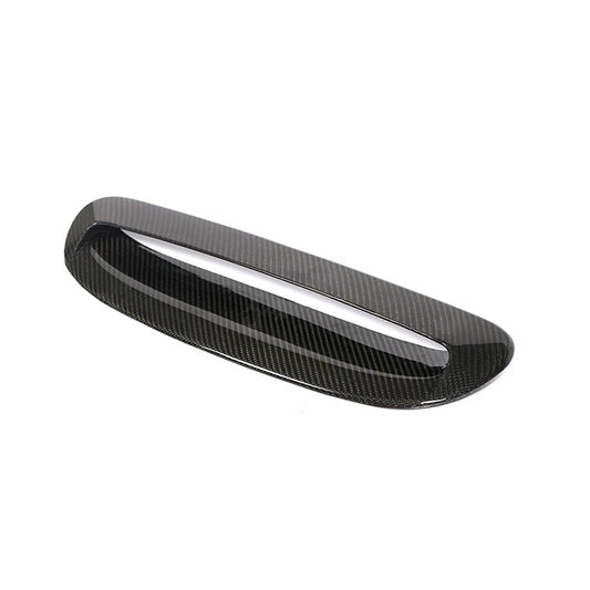 MINI Cooper JCW (John Cooper Works) S Base F56 & 2014 2015 2016 2017 2018 Pre-LCI & 2019 2020 2021 First LCI & 2022-ON Second LCI with Aftermarket Parts - Hood Scoop Trim Cover Overlay Carbon Fiber from G Performance