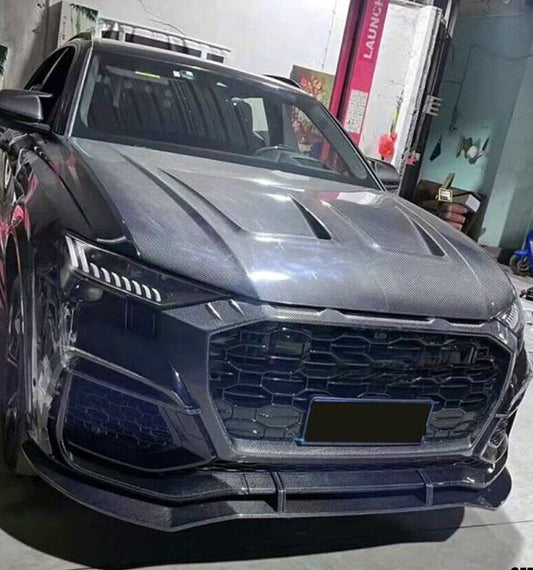 Audi RSQ8 2021-ON with Aftermarket Parts - Front Lip Carbon Fiber from Geex Village