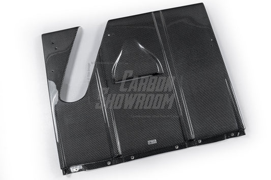 BMW 3 Series M Sport 340i 335i F30 2012 2013 2014 2015 2016 2017 2018 2019 with Aftermarket Parts - Rear Diffuser & Rear Diffuser Undertray Carbon Fiber from Geex Village