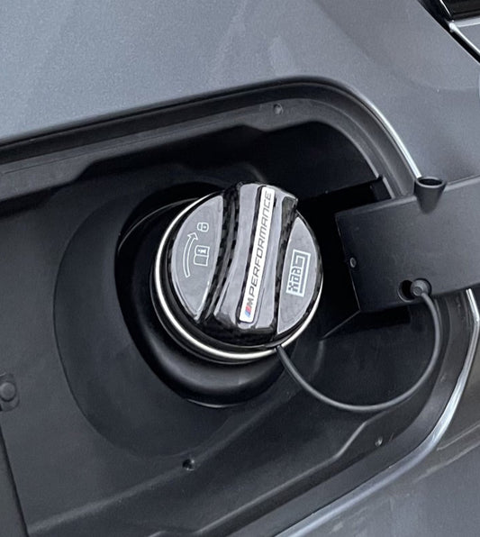 BMW 4 Series Gran Coupe M440i 430i G26 2022-ON with Aftermarket Parts - MP M Performance Style Fuel Filler Cap Carbon Fiber from Geex Village