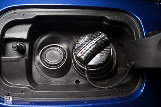 BMW 4 Series Gran Coupe M440i 430i G26 2022-ON with Aftermarket Parts - MP M Performance Style Fuel Filler Cap Carbon Fiber from Geex Village