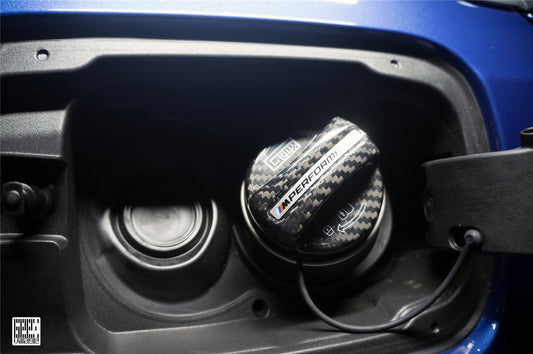 BMW 4 Series Gran Coupe M440i 430i G26 2022-ON with Aftermarket Parts - MP M Performance Style Fuel Filler Cap Carbon Fiber from Geex Village
