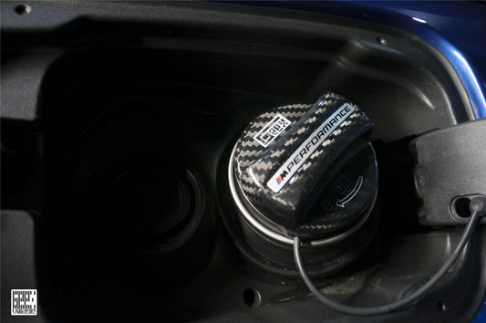 BMW 4 Series Gran Coupe M440i 430i G26 2022-ON with Aftermarket Parts - MP M Performance Style Fuel Filler Cap Carbon Fiber from Geex Village
