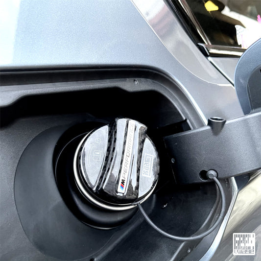 BMW 5 Series G60 G61 2024-ON & M5 G90 2024-ON with Aftermarket Parts - MP M Performance Style Fuel Filler Cap Carbon Fiber from Geex Village