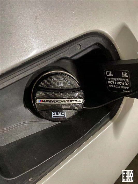 BMW 8 Series M850 840 G14 G15 G16 2018-ON & M8 F91 F92 F93 2019-ON with Aftermarket Parts - MP M Performance Style Fuel Filler Cap Carbon Fiber from Geex Village