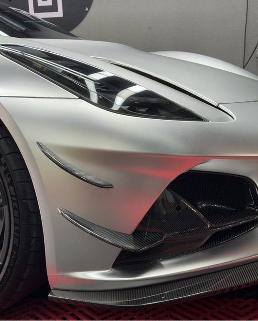 Lotus Emira 3.6 V6 2.0 Four-cylinder 2022-ON with Aftermarket Parts - GEEX Front Canards Carbon Fiber from Geex Village