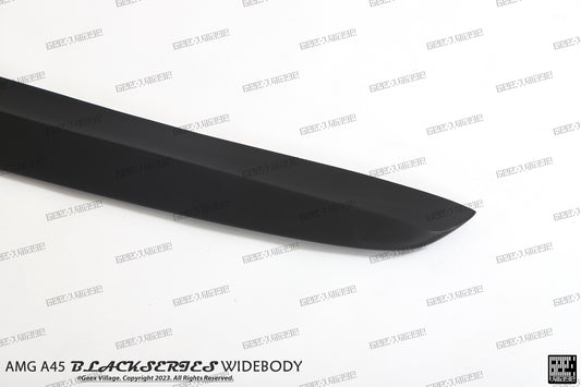 Mercedes Benz A-Class AMG A45 W177 V177 2019-ON with Aftermarket Parts - Blackseries Style Stage 1 Front Corner Splitters & Center Front Lip Carbon Fiber / FRP from Geex Village