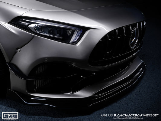 Mercedes Benz A-Class AMG A45 W177 V177 2019-ON with Aftermarket Parts - Stage 2 Front Lip Splitter&nbsp;Carbon Fiber from Geex Village