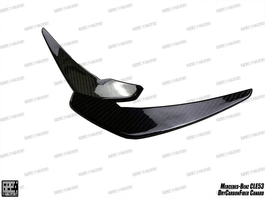Mercedes Benz CLE-Class AMG CLE 53 2024-ON with Aftermarket Parts - Front Canards Dry Pre-preg Carbon Fiber from Geex Village