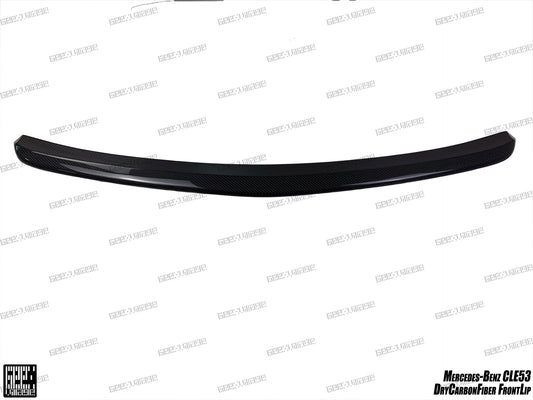 Mercedes Benz CLE-Class AMG CLE 53 2024-ON with Aftermarket Parts - Front Middle Lip Dry Pre-preg Carbon Fiber from Geex Village
