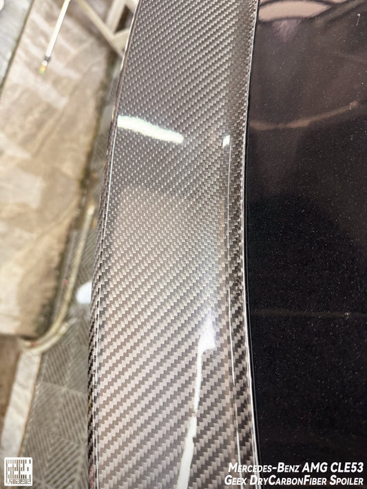 Geex Village Rear Lip Ducktail Spoiler for Mercedes Benz CLE-Class AMG CLE 53 / 450 / 300 C236 2024-ON Dry Pre-preg Carbon Fiber