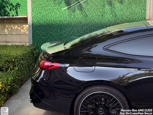 Geex Village Rear Lip Ducktail Spoiler for Mercedes Benz CLE-Class AMG CLE 53 / 450 / 300 C236 2024-ON Dry Pre-preg Carbon Fiber