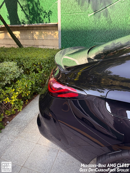 Geex Village Rear Lip Ducktail Spoiler for Mercedes Benz CLE-Class AMG CLE 53 / 450 / 300 C236 2024-ON Dry Pre-preg Carbon Fiber