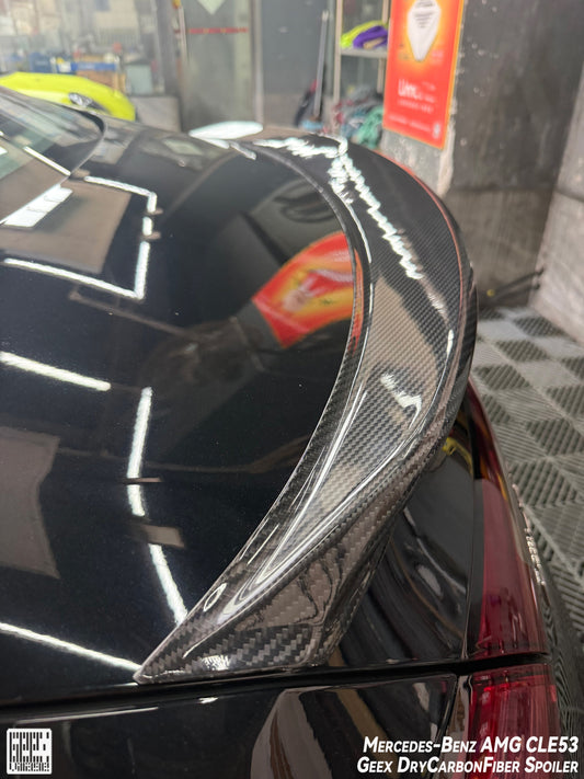  Mercedes Benz CLE-Class AMG CLE 53 / 450 / 300 2024-ON with Aftermarket Parts - Rear Lip Ducktail Spoiler Dry Pre-preg Carbon Fiber from Geex Village 