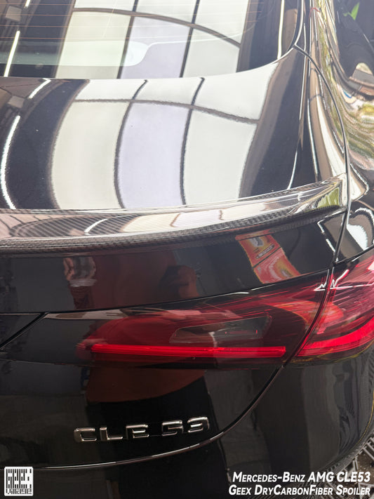  Mercedes Benz CLE-Class AMG CLE 53 / 450 / 300 2024-ON with Aftermarket Parts - Rear Lip Ducktail Spoiler Dry Pre-preg Carbon Fiber from Geex Village 