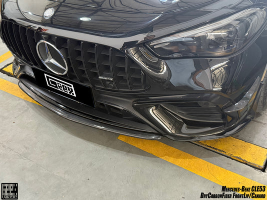 Mercedes Benz CLE-Class AMG CLE 53 2024-ON with Aftermarket Parts - Front Canards Dry Pre-preg Carbon Fiber from Geex Village