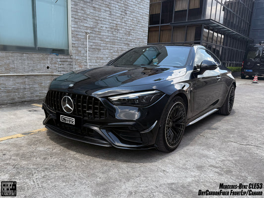Mercedes Benz CLE-Class AMG CLE 53 2024-ON with Aftermarket Parts - Front Canards Dry Pre-preg Carbon Fiber from Geex Village