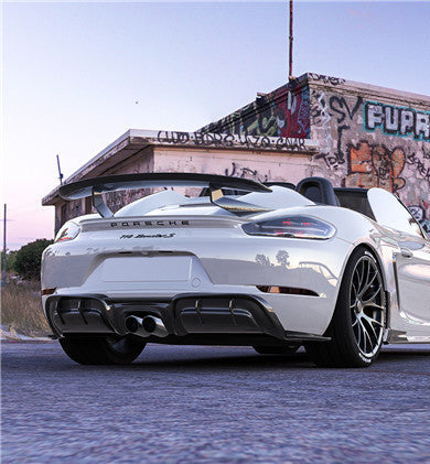 Geex Diffuser Porsche 718 Cayman Boxster S T GTS Aftermarket Parts - Geex Village ...