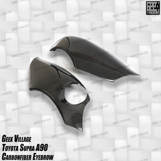 Toyota Supra MK5 A90 A91 3.0 2.0 2020-ON with Aftermarket Parts - Unicorn GT3 Widebody Fender Flares, Wheel Arches, and Side Skirts Carbon Fiber/FRP from Geex Village