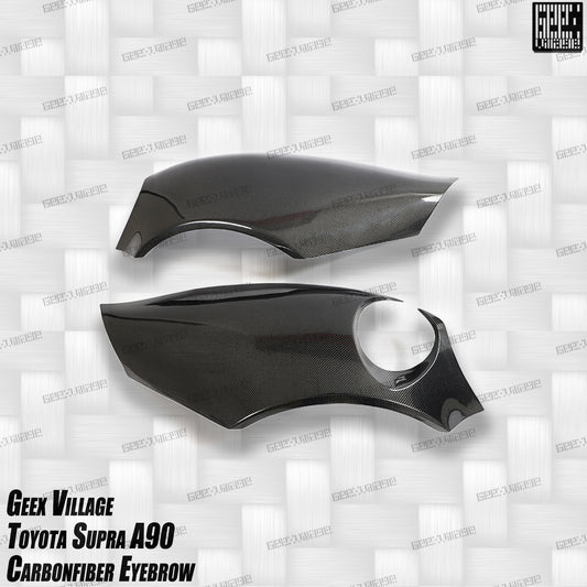 Toyota Supra MK5 A90 A91 3.0 2.0 2020-ON with Aftermarket Parts - Unicorn GT3 Widebody Fender Flares, Wheel Arches, and Side Skirts Carbon Fiber/FRP from Geex Village