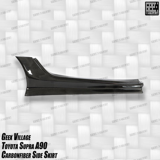 Toyota Supra MK5 A90 A91 3.0 2.0 2020-ON with Aftermarket Parts - Unicorn GT3 Widebody Fender Flares, Wheel Arches, and Side Skirts Carbon Fiber/FRP from Geex Village