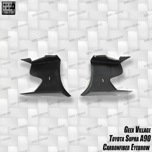 Toyota Supra MK5 A90 A91 3.0 2.0 2020-ON with Aftermarket Parts - Unicorn GT3 Widebody Fender Flares, Wheel Arches, and Side Skirts Carbon Fiber/FRP from Geex Village