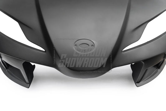 Toyota Supra MK5 A90 A91 3.0 2.0 2020-ON with Aftermarket Parts - Unicorn GT3 Clamshell Hood and Front Bumper & Steel Brackets and Cable for Clamshell Hood and Bumper Carbon Fiber/FRP/Steel from Geex Village