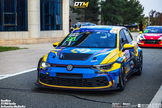 Volkswagen Golf GTI R MK8 2022-ON with Aftermarket Parts - Center Hood Vent Cutout Carbon Fiber from Geex Village