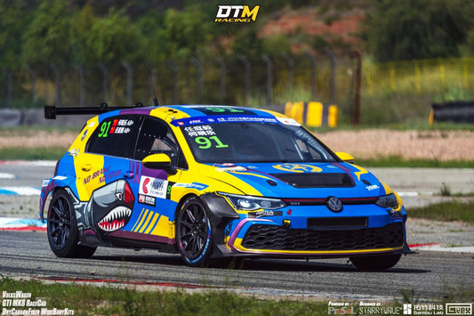 Volkswagen Golf GTI R MK8 2022-ON with Aftermarket Parts - Rear Quarter Panel Flares Set Carbon Fiber from Geex Village