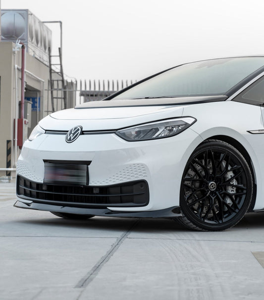 Volkswagen ID.3 Pro Performance / S E11E12 2020 2021 2022 with Aftermarket Parts - Front Lip Carbon Fiber from Geex Village