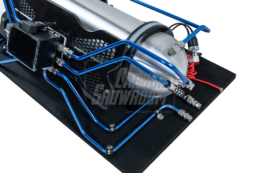 Ford Mustang Ecoboost V6 GT 5.0 Mach1 Bullitt S550.1 S550.2 2015 2016 2017 2018 2019 2020 2021 2022 2023 with Aftermarket Parts - Air Suspension Kit from Hovercraft Suspension