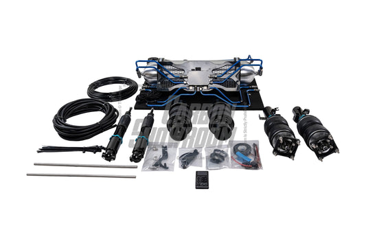 Ford Mustang Ecoboost V6 GT 5.0 Mach1 Bullitt S550.1 S550.2 2015 2016 2017 2018 2019 2020 2021 2022 2023 with Aftermarket Parts - Air Suspension Kit from Hovercraft Suspension