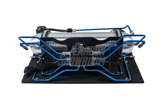 Ford Mustang Ecoboost V6 GT 5.0 Mach1 Bullitt S550.1 S550.2 2015 2016 2017 2018 2019 2020 2021 2022 2023 with Aftermarket Parts - Air Suspension Kit from Hovercraft Suspension