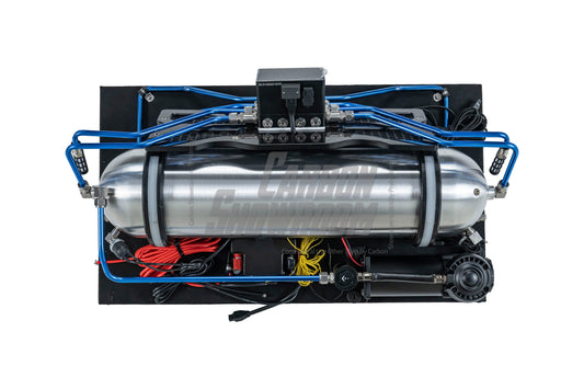 Ford Mustang Ecoboost V6 GT 5.0 Mach1 Bullitt S550.1 S550.2 2015 2016 2017 2018 2019 2020 2021 2022 2023 with Aftermarket Parts - Air Suspension Kit from Hovercraft Suspension