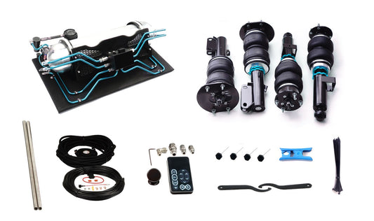 Porsche 718 Cayman / Boxster / GTS 981 2012 2013 2014 2015 2016 with Aftermarket Parts - Air Suspension Kit from Hovercraft Suspension