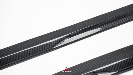Lamborghini Huracan LP580 LP610 EVO RWD AWD Tecnica Performante 2015 2016 2017 2018 2019 2020 2021 2022 2023 2024 with Aftermarket Parts - Side Skirts Dry Pre-preg Carbon Fiber from ArmorExtend